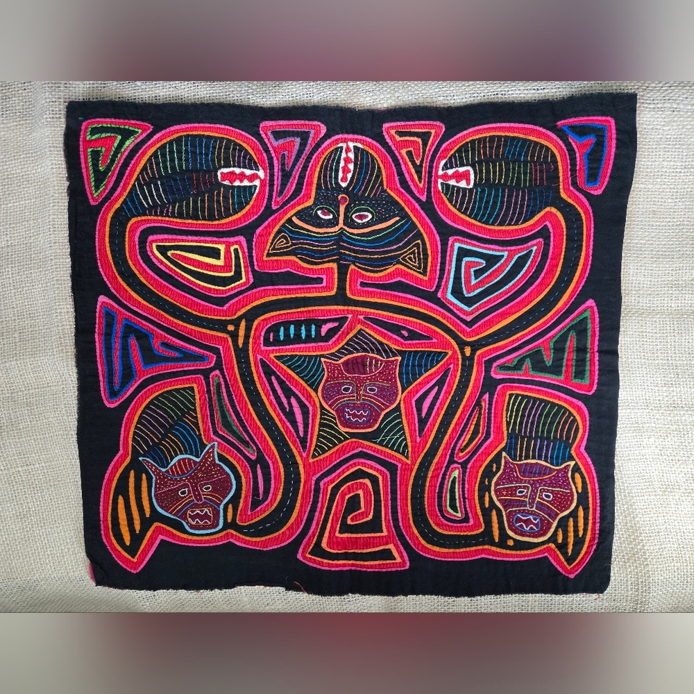 Vintage Mola, Panama folk art mola